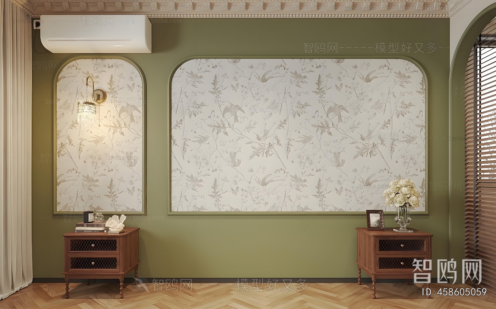 French Style TV Wall