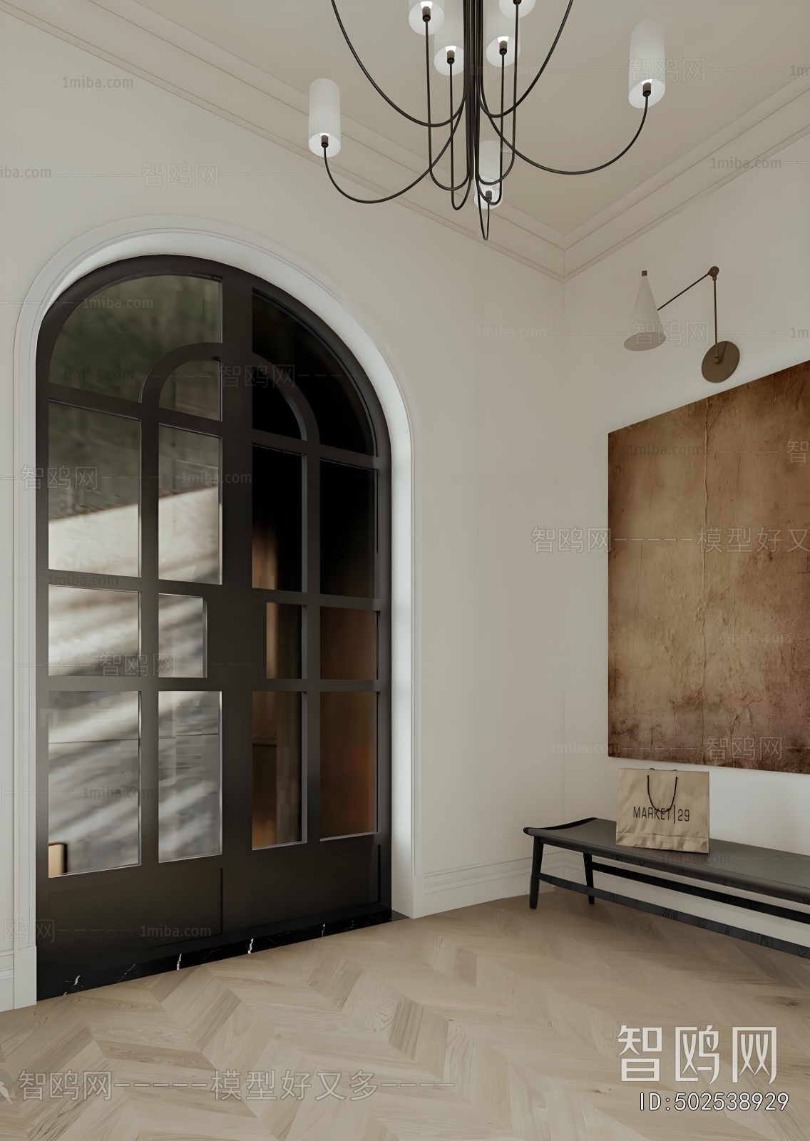 French Style Hallway