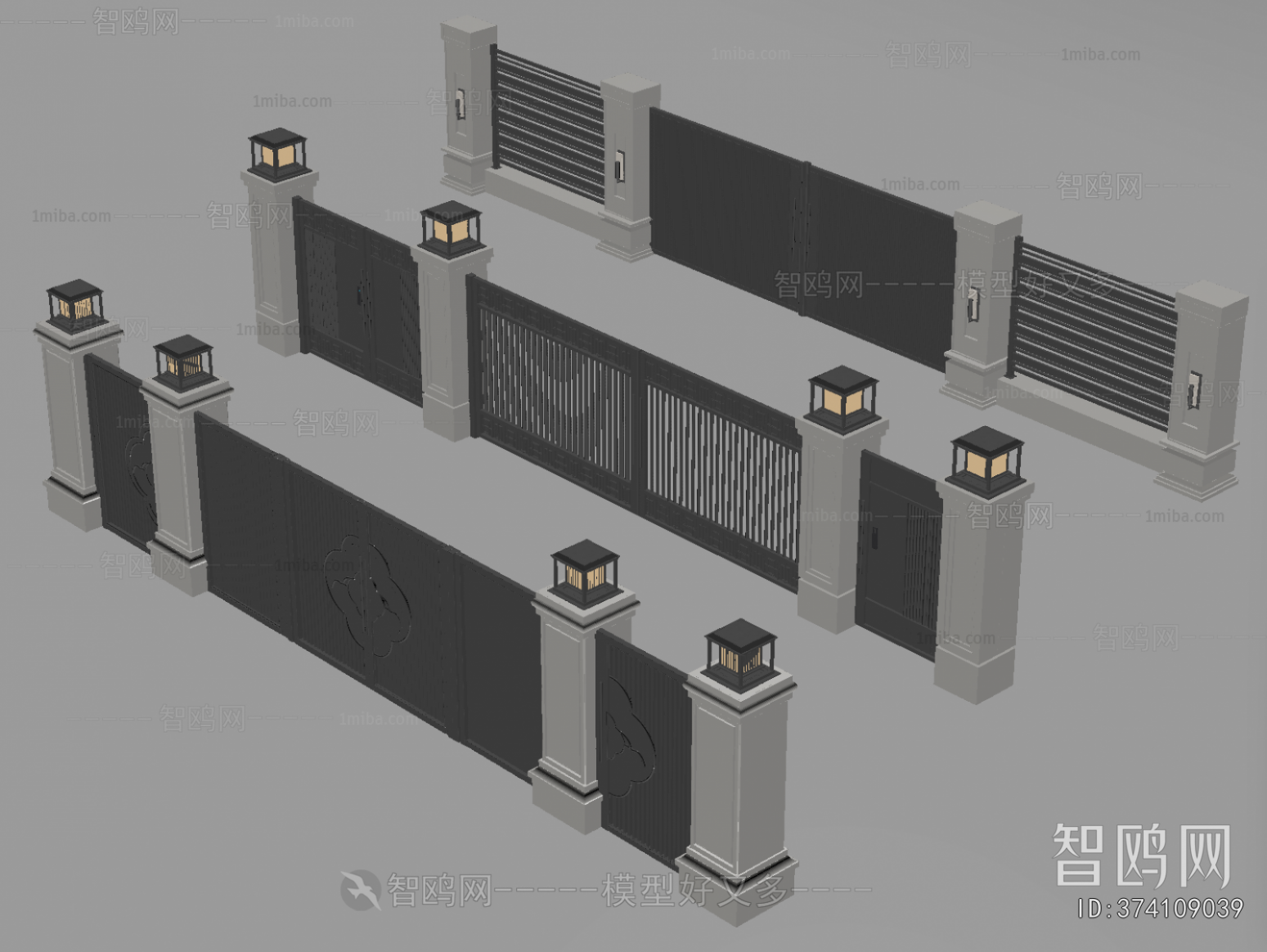 New Chinese Style Gate