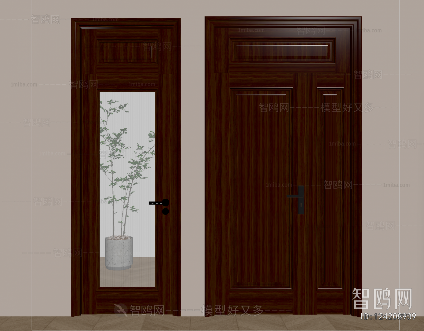 Modern Single Door