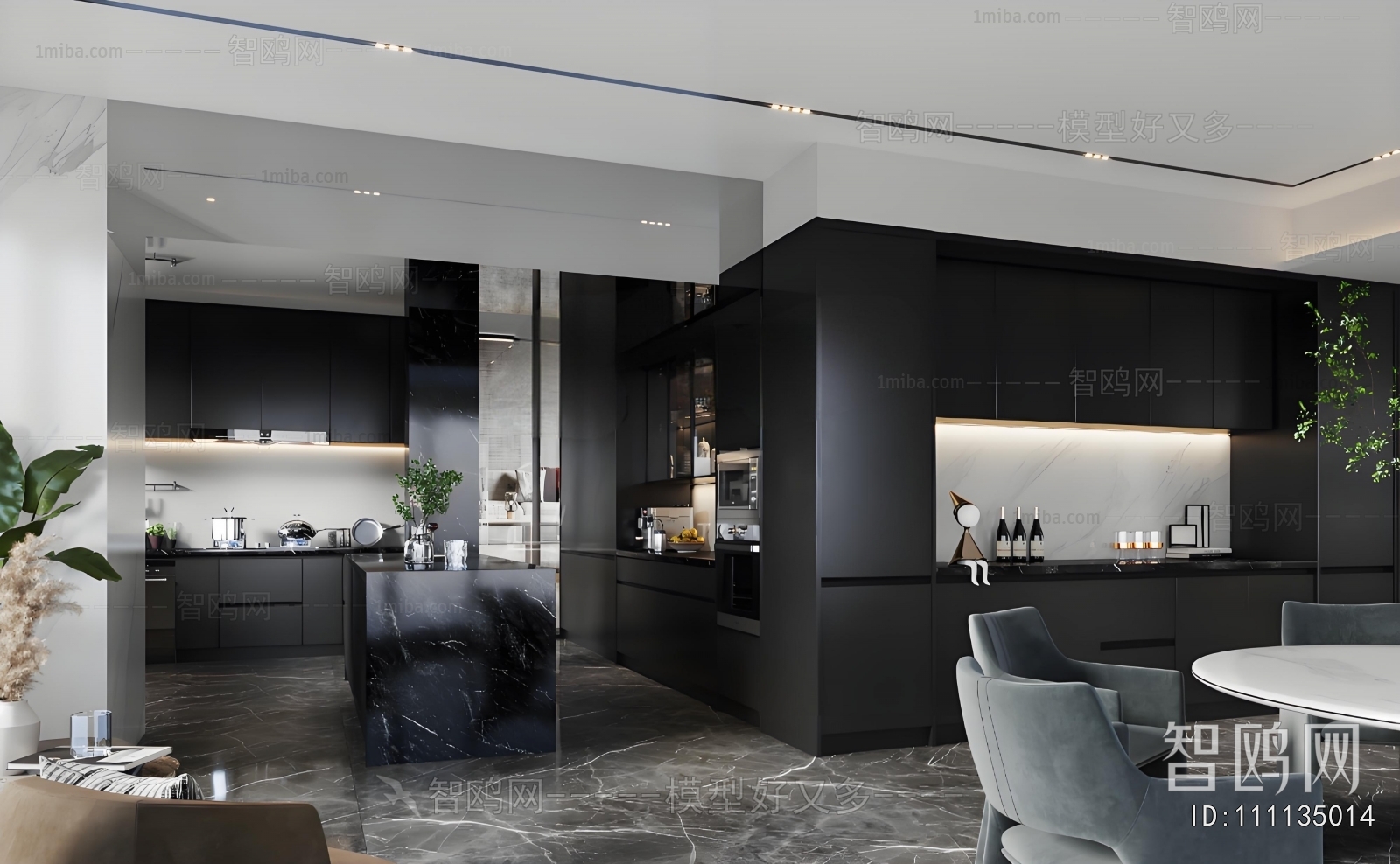 Modern Open Kitchen