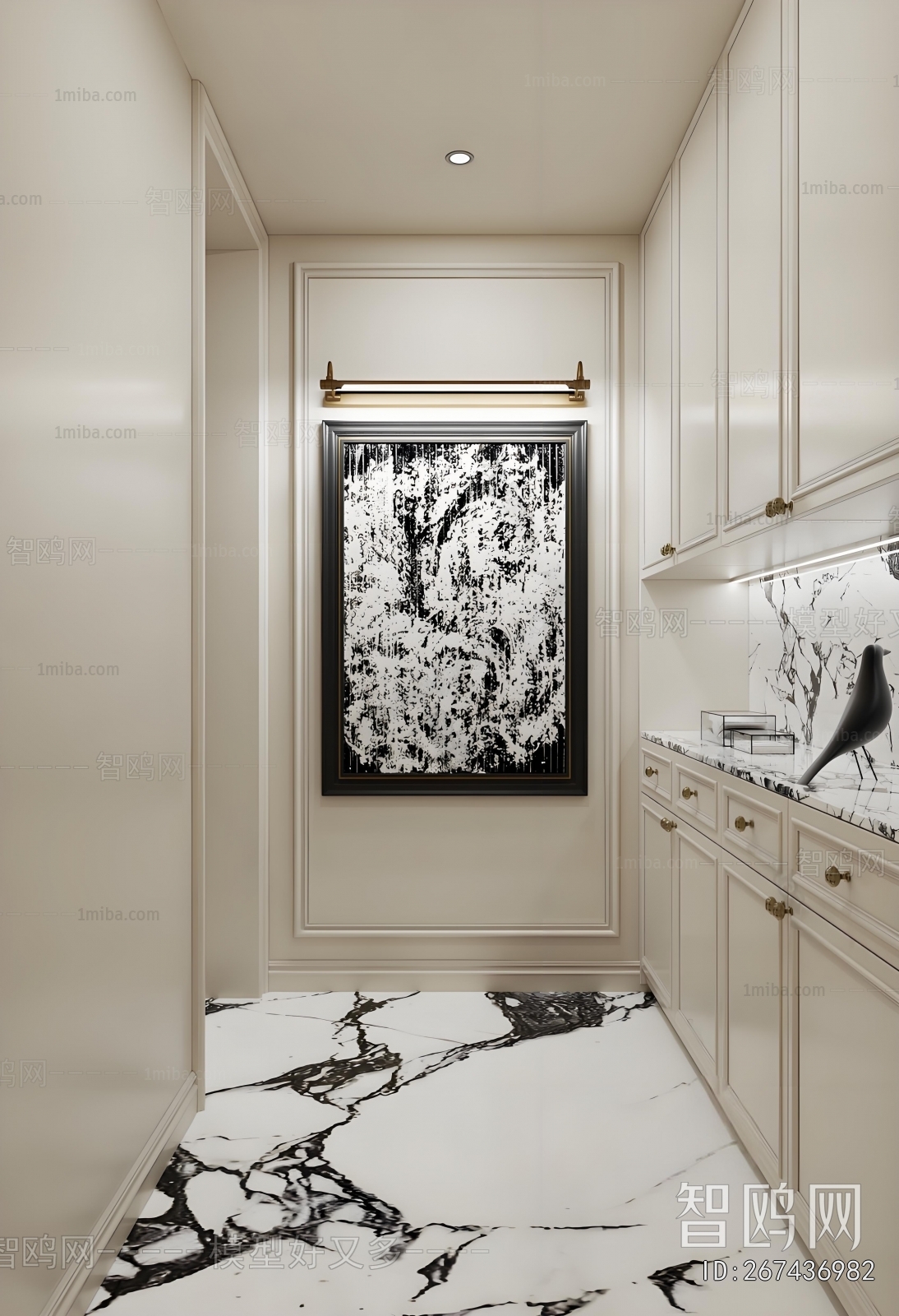 French Style Hallway