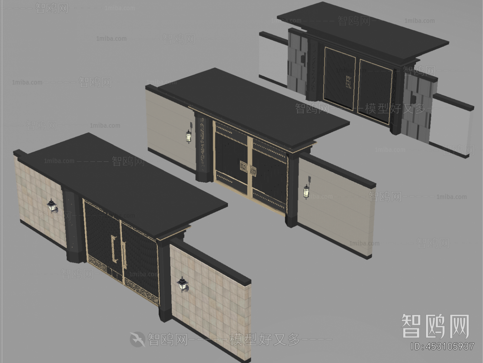 New Chinese Style Gate