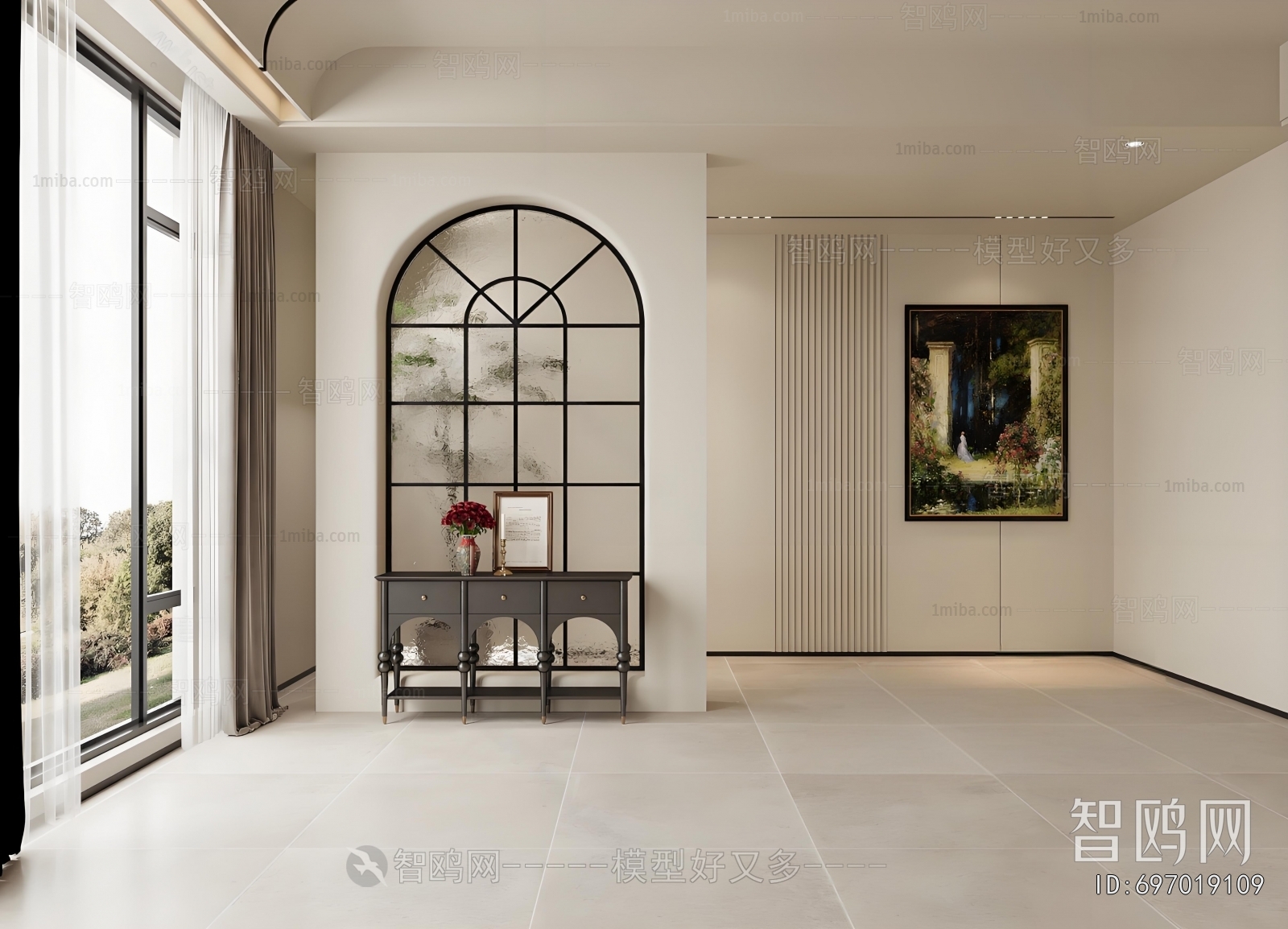 French Style Hallway