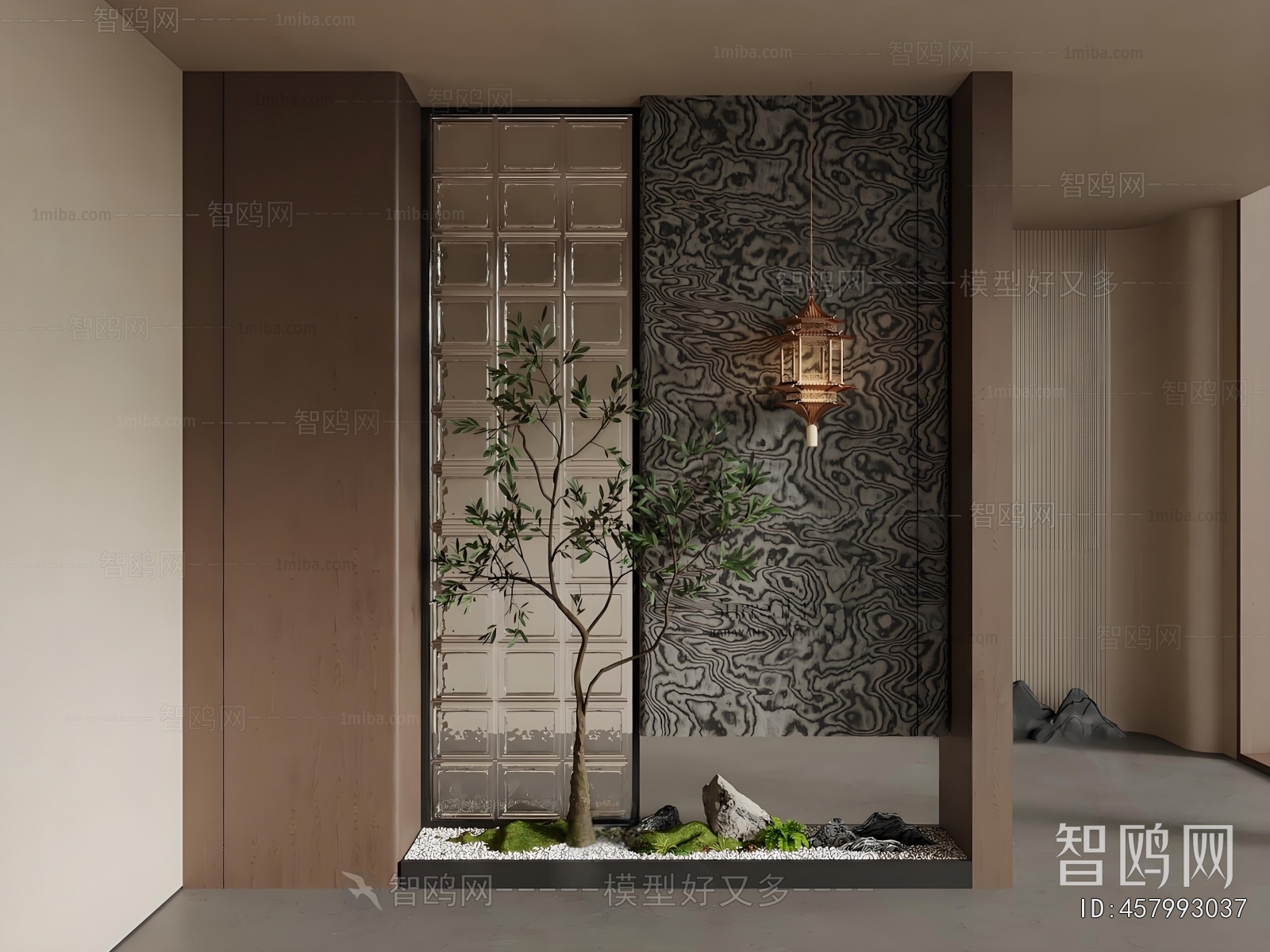 New Chinese Style Hallway