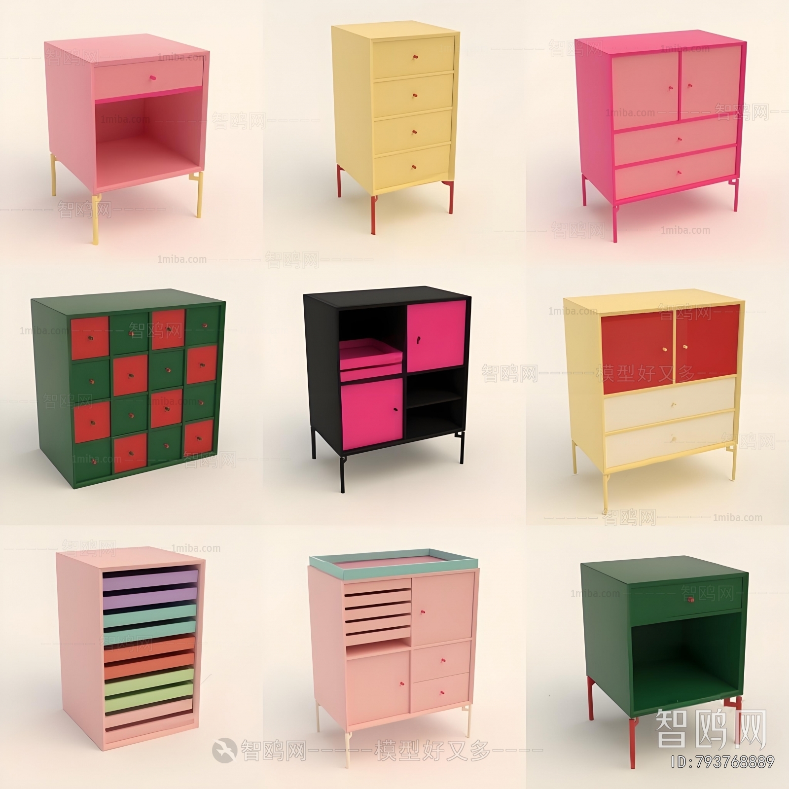 Modern Bedside Cupboard