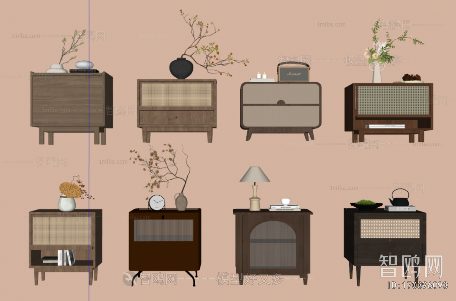 Modern Bedside Cupboard