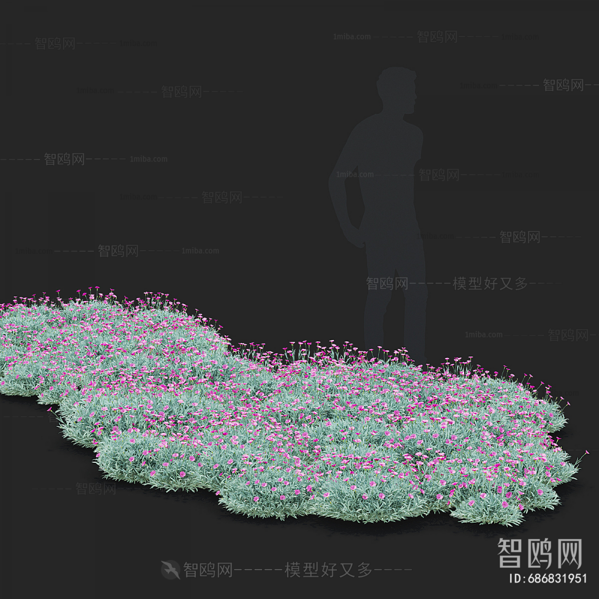 Modern Flowers And Grass