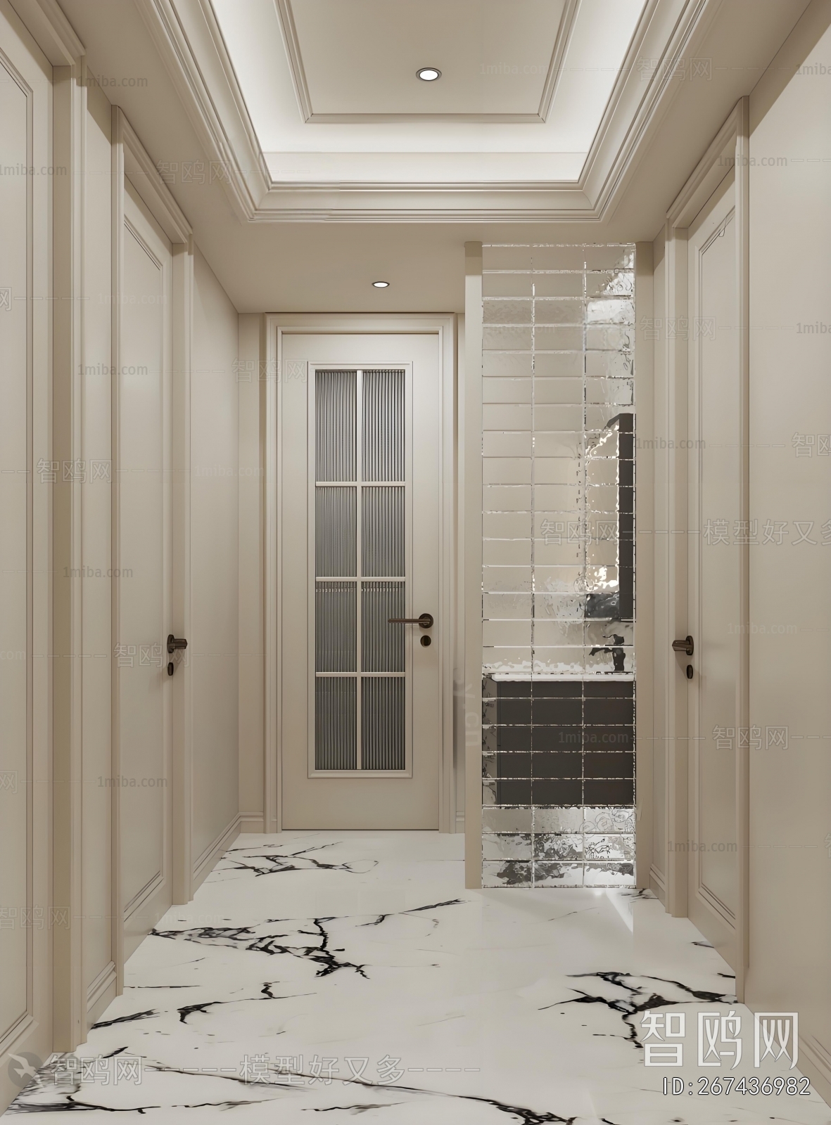 French Style Hallway