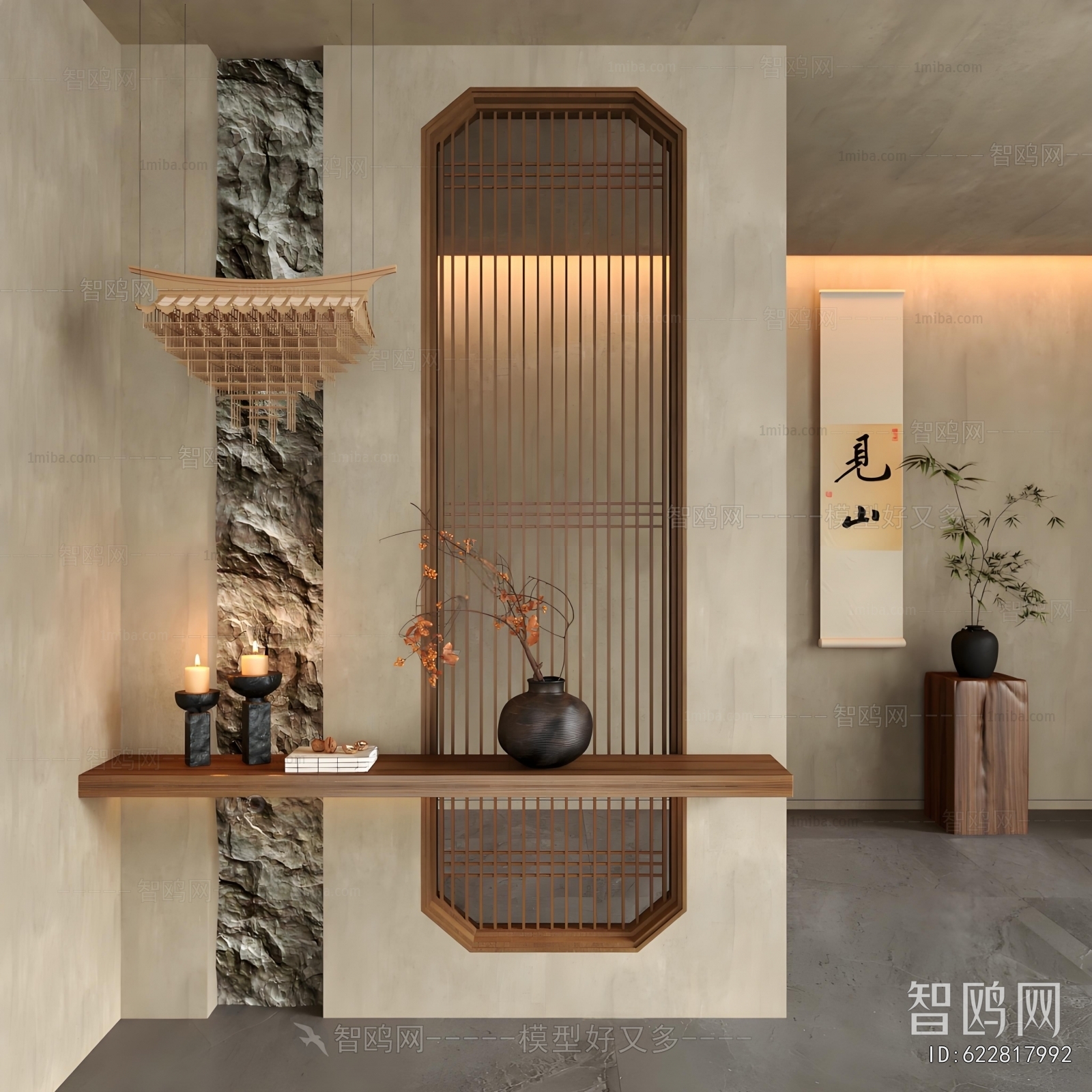 New Chinese Style Hallway