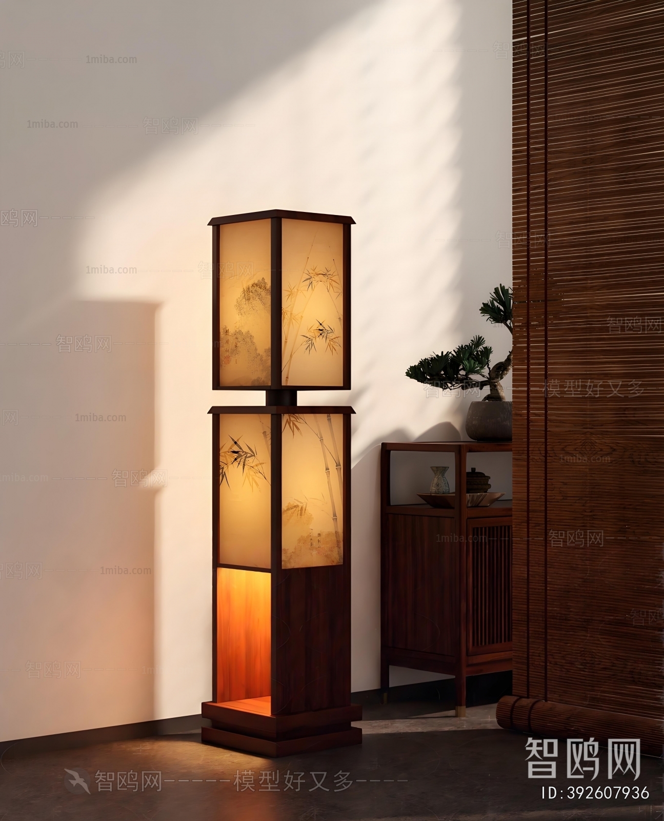 New Chinese Style Floor Lamp