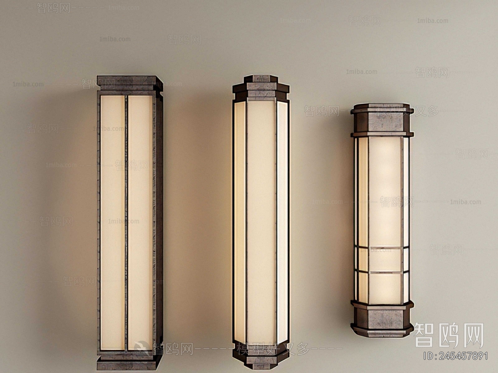 New Chinese Style Wall Lamp