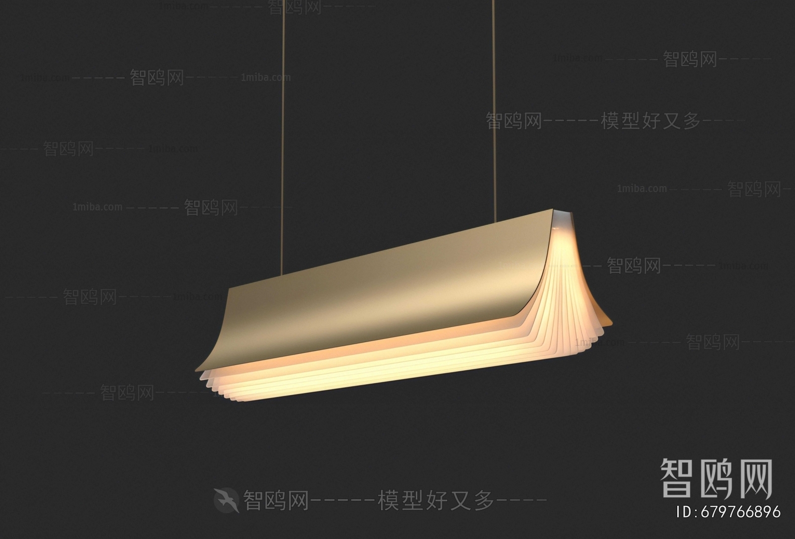 New Chinese Style Long Chandelier