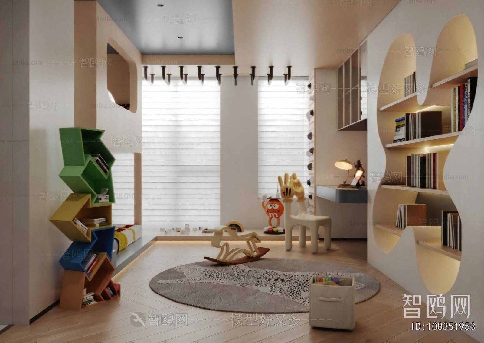 Modern Boy's Room And Son's Room
