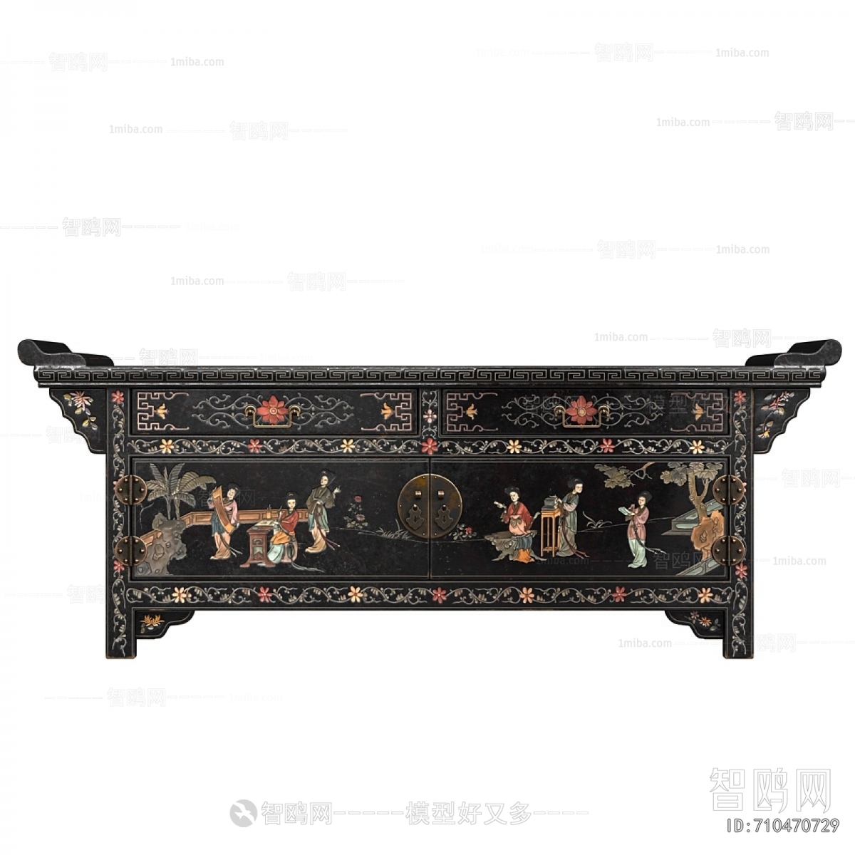 Chinese Style Entrance Cabinet