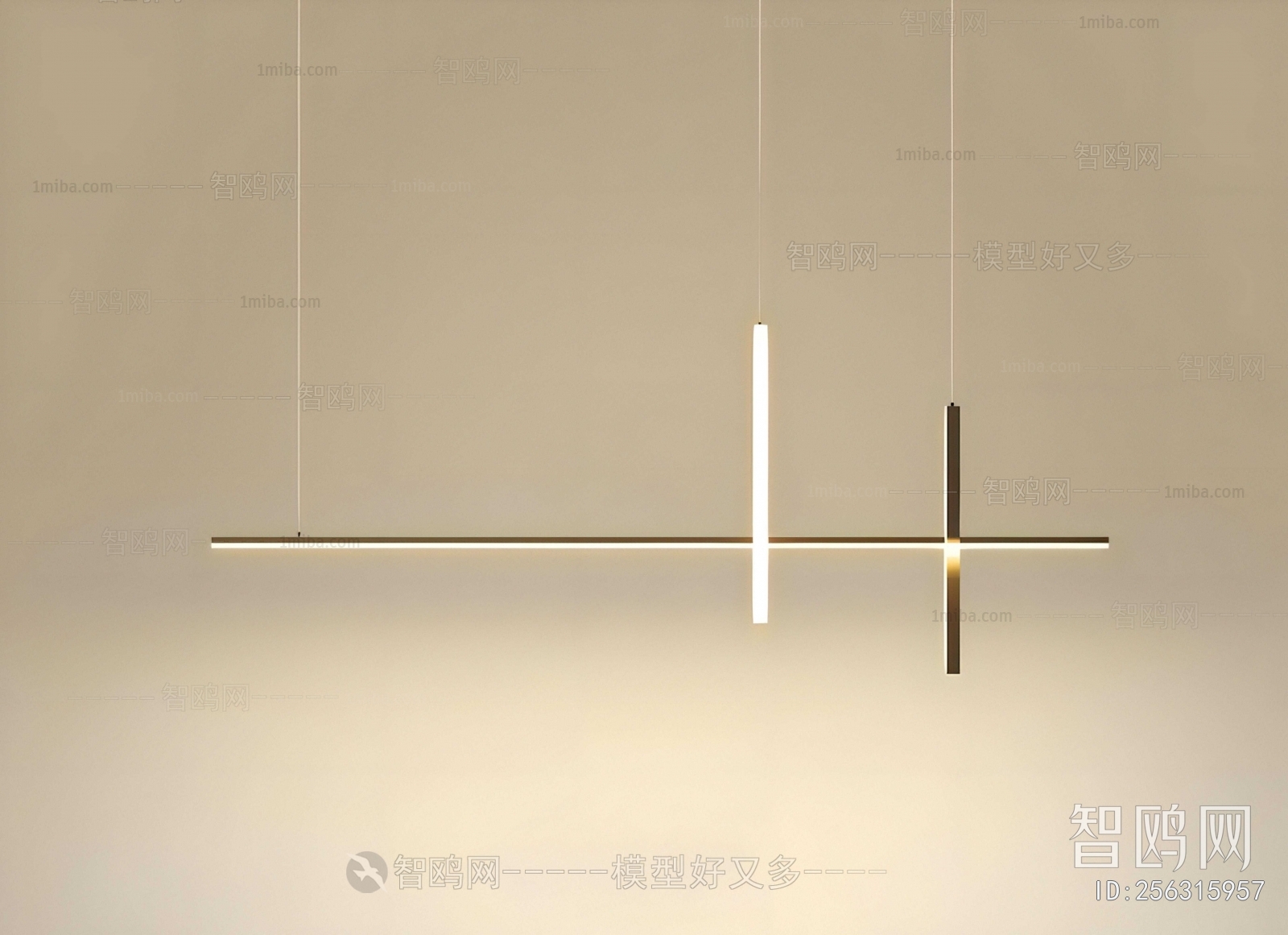 Modern Long Chandelier