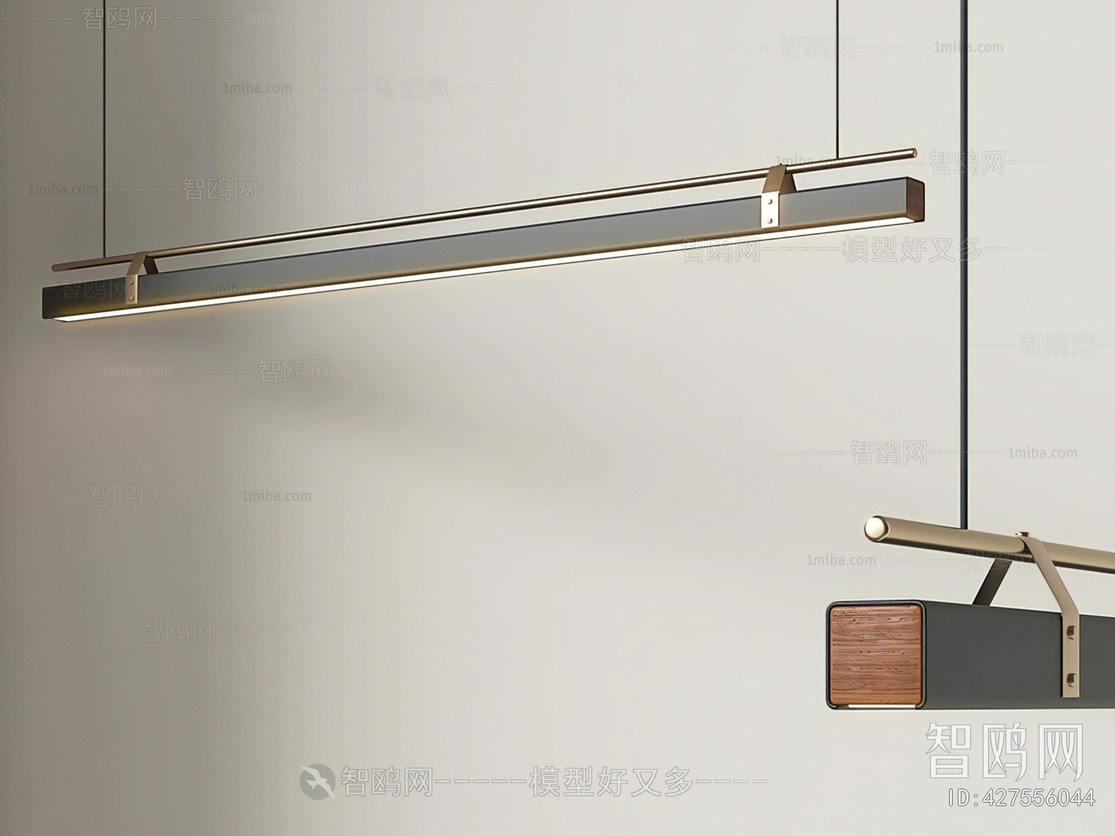 Modern Long Chandelier