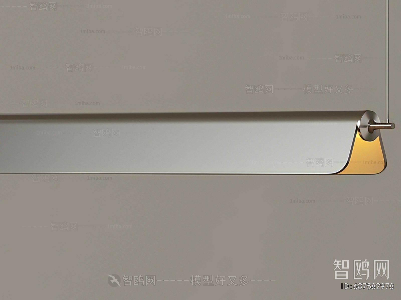 Modern Long Chandelier