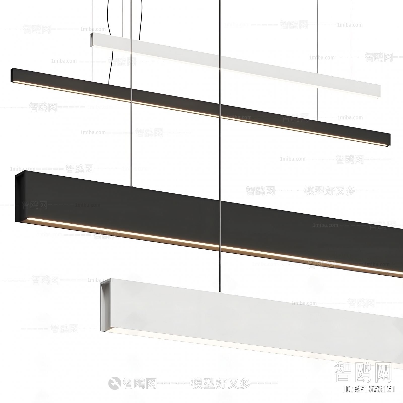 Modern Long Chandelier