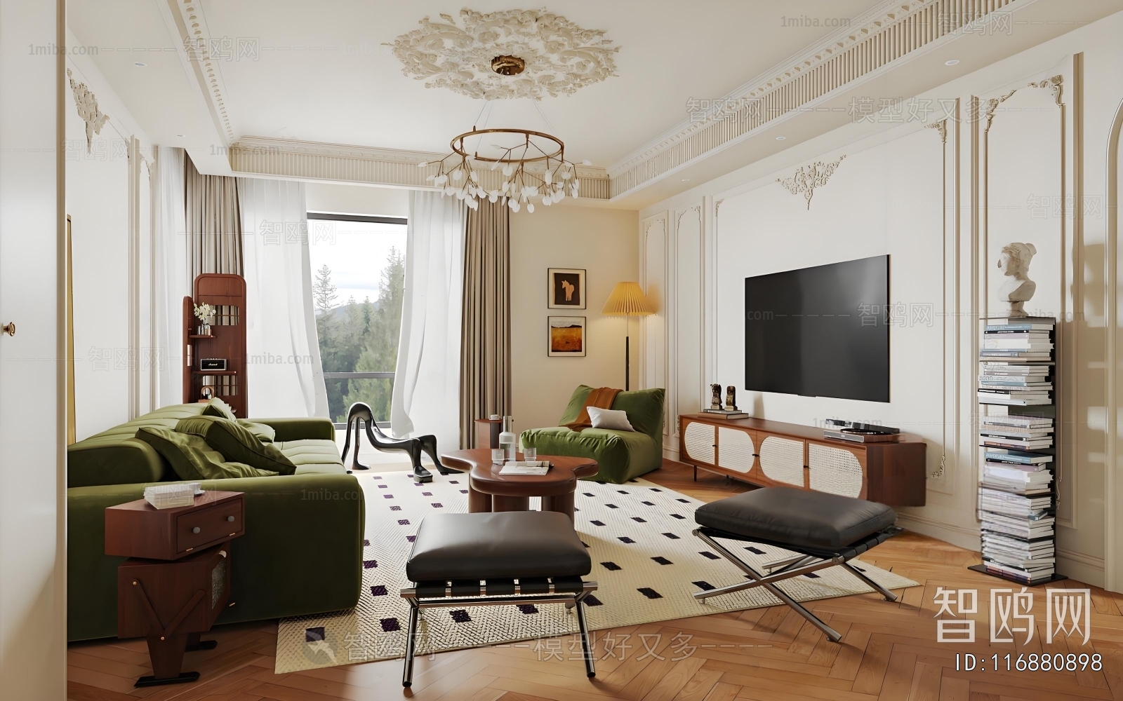 French Style A Living Room