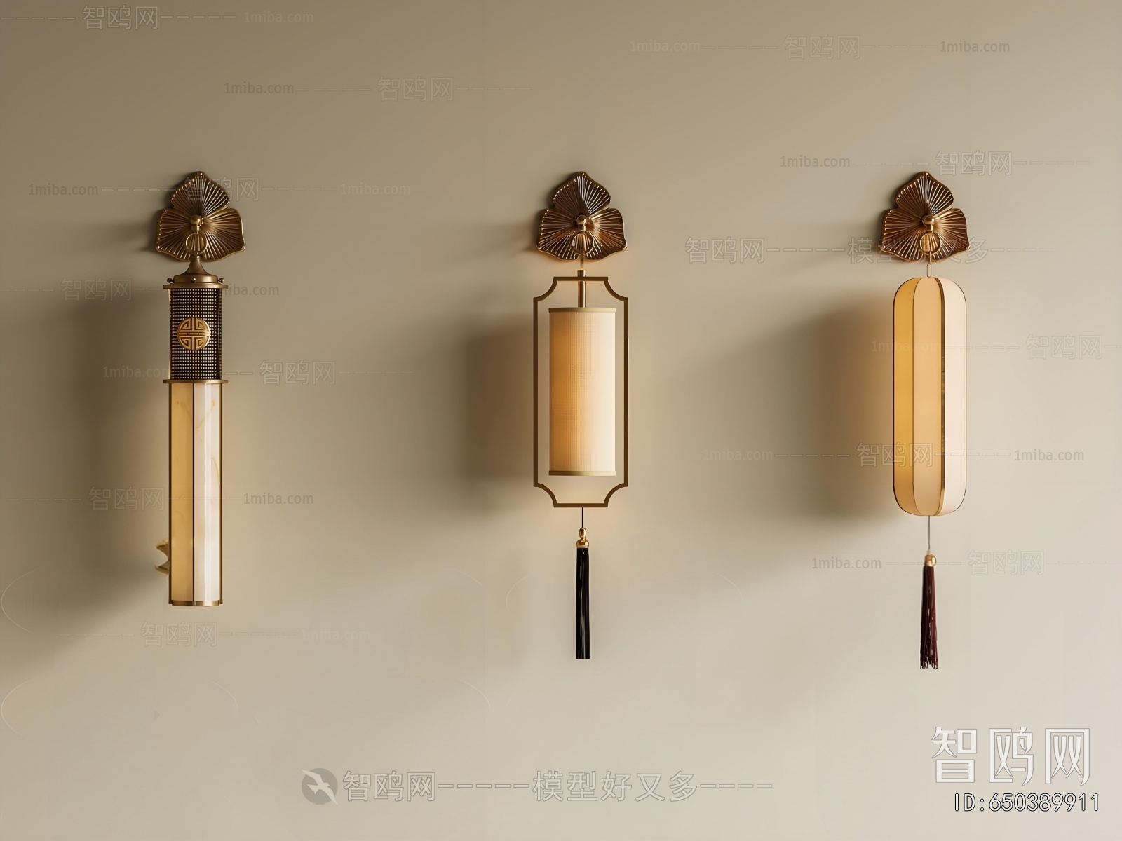 New Chinese Style Wall Lamp