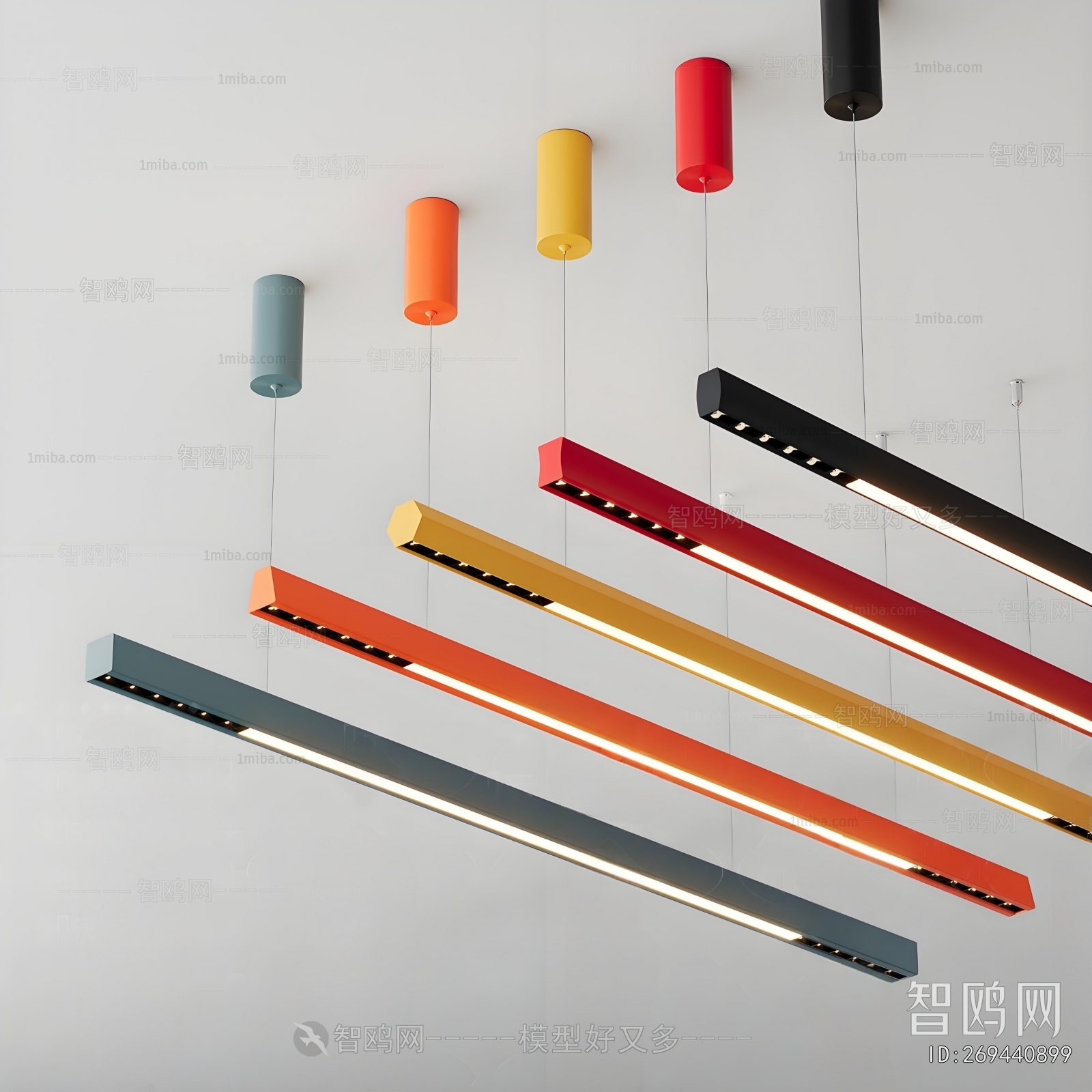 Modern Long Chandelier