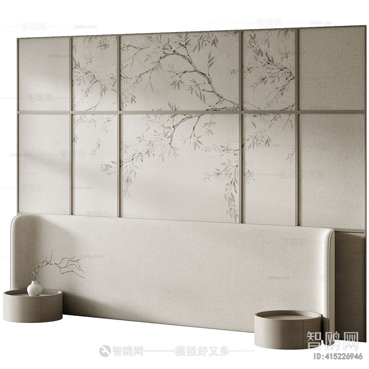 New Chinese Style TV Wall