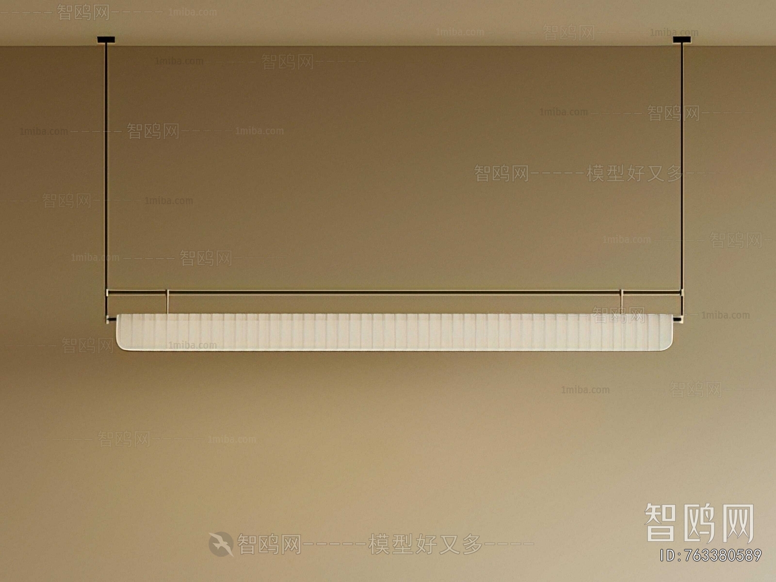 New Chinese Style Long Chandelier