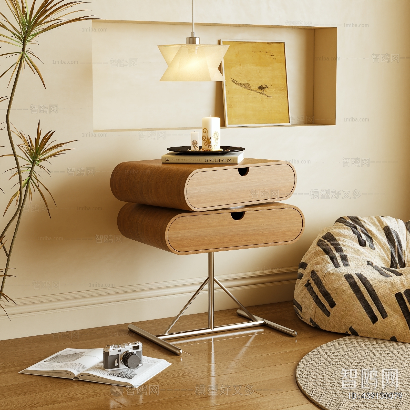 Modern Bedside Cupboard