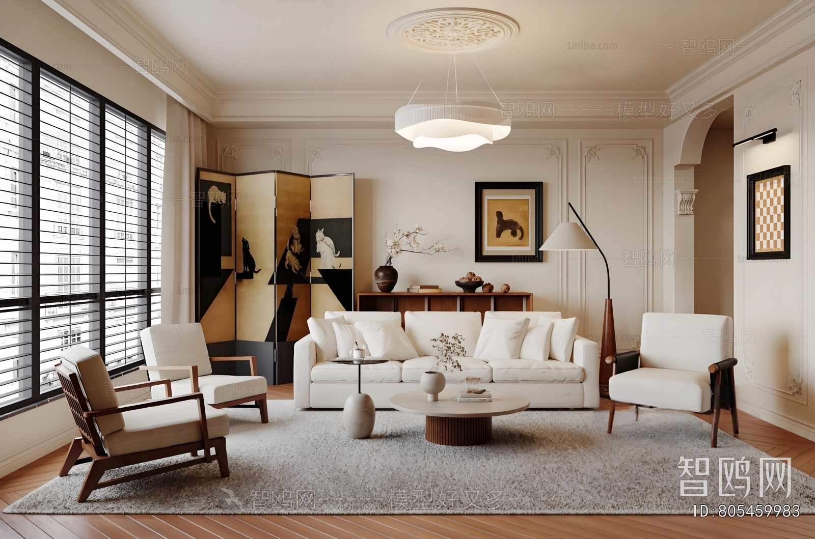 French Style A Living Room