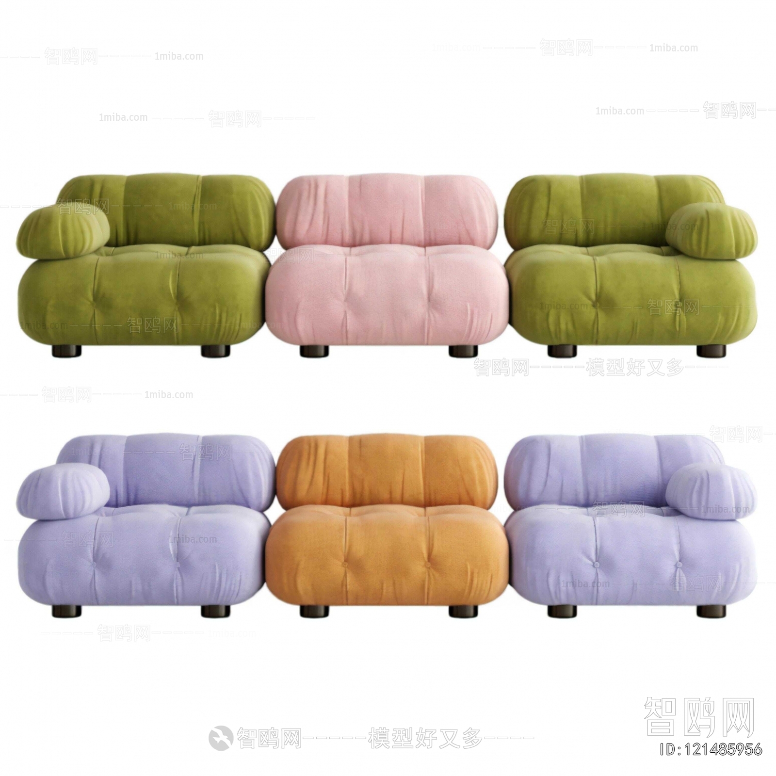 Modern Three-seat Sofa
