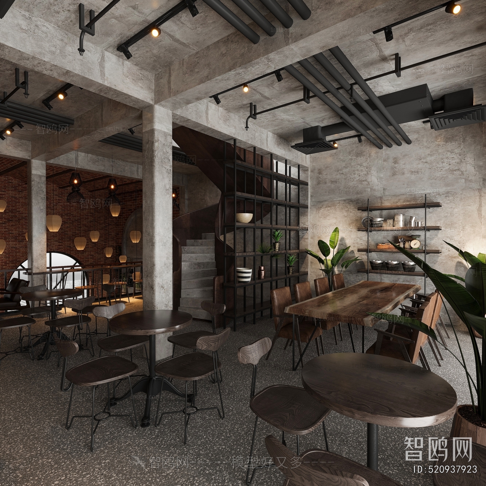 Industrial Style Cafe