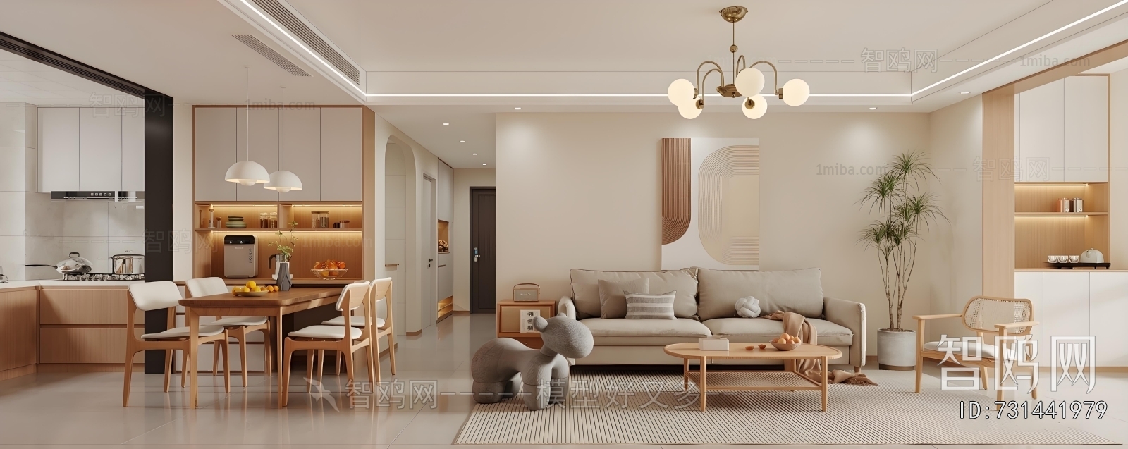 Nordic Style A Living Room