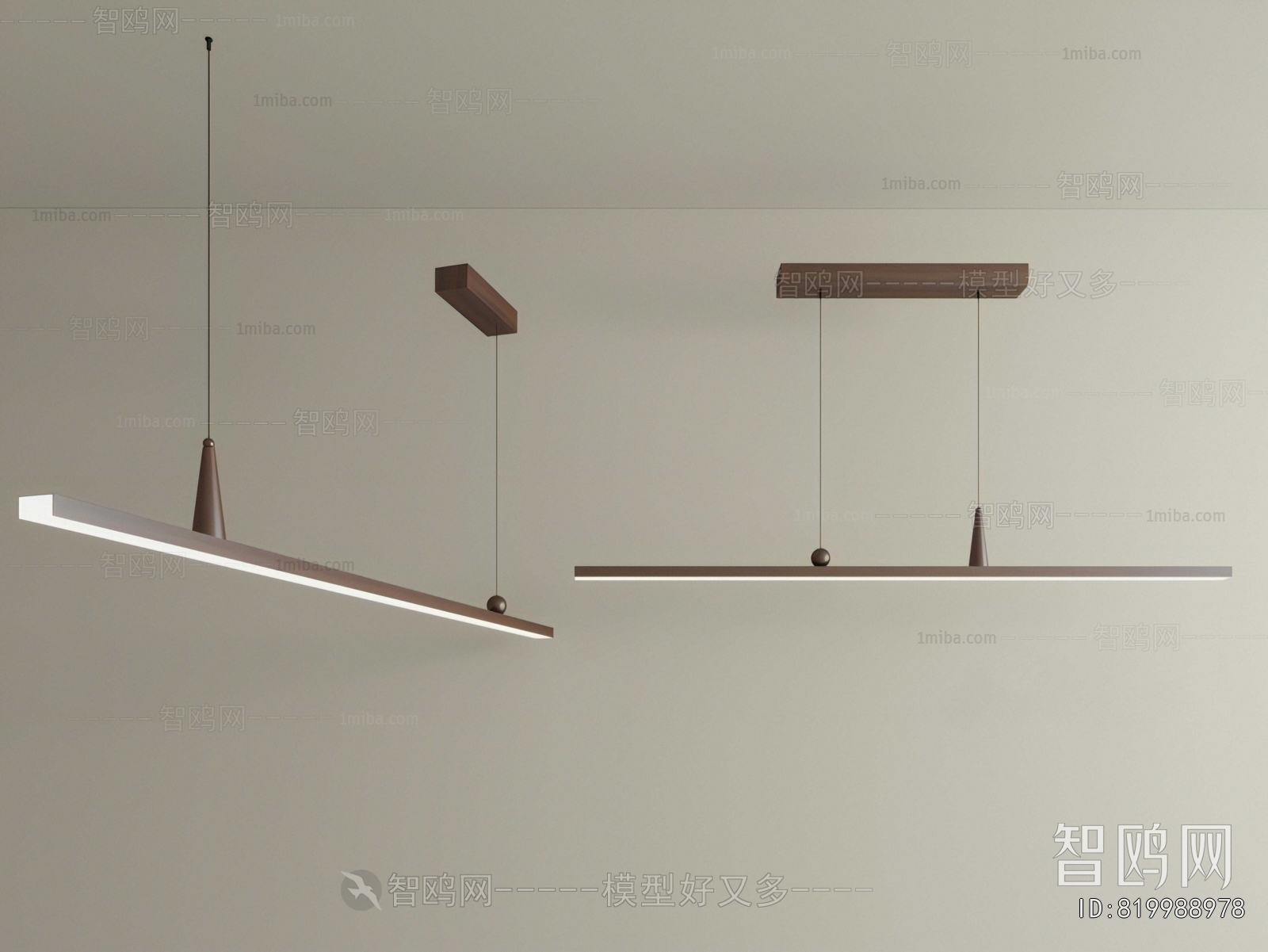 Modern Long Chandelier