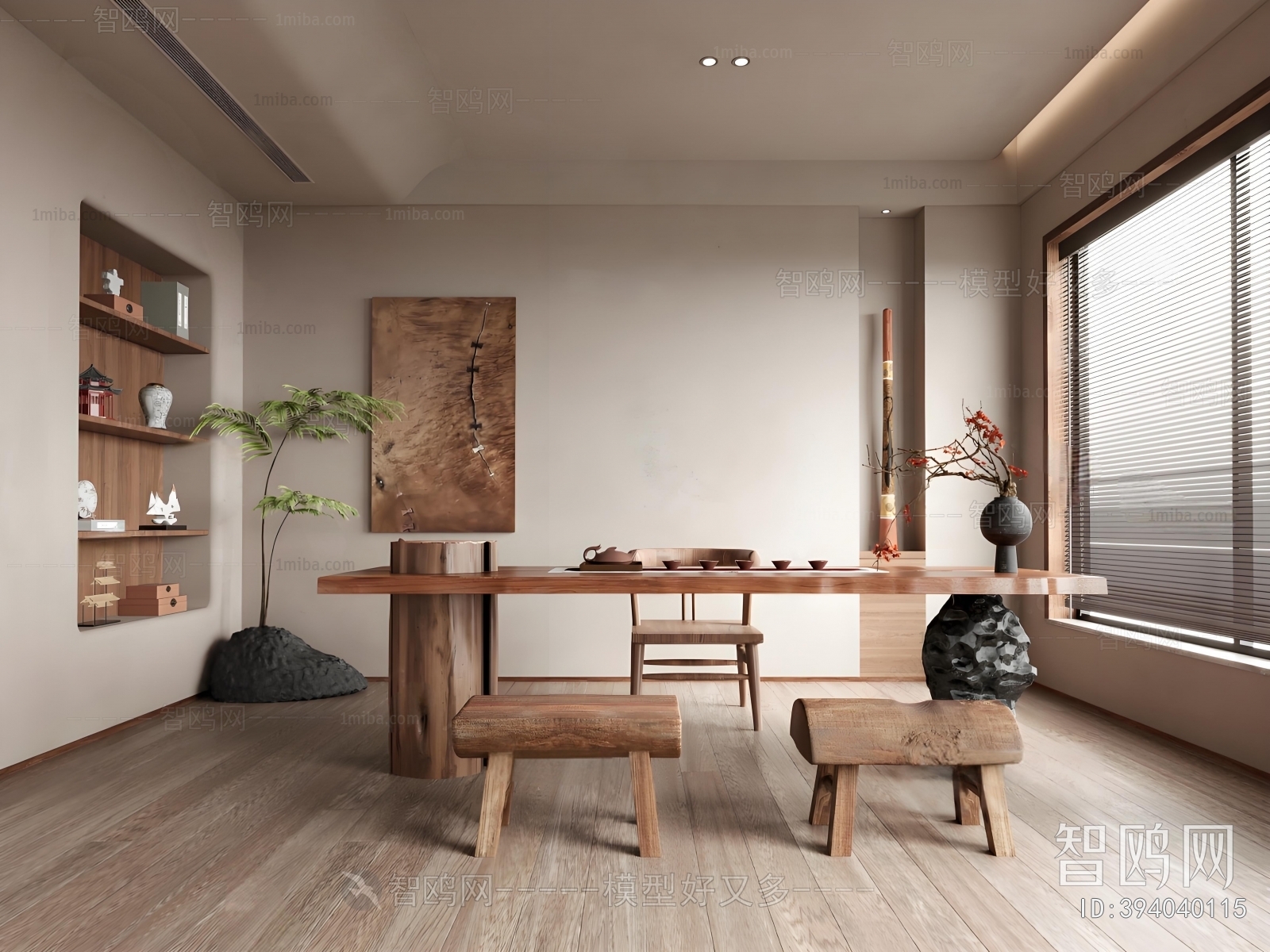 Wabi-sabi Style Tea House