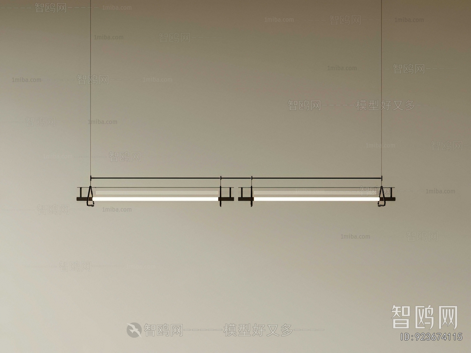 Modern Long Chandelier