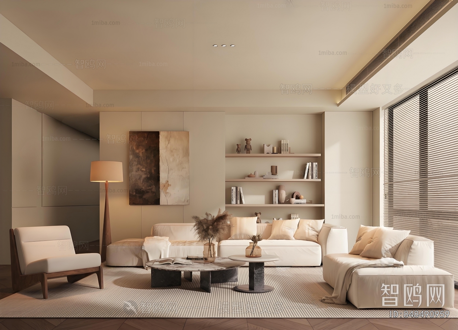 Wabi-sabi Style A Living Room