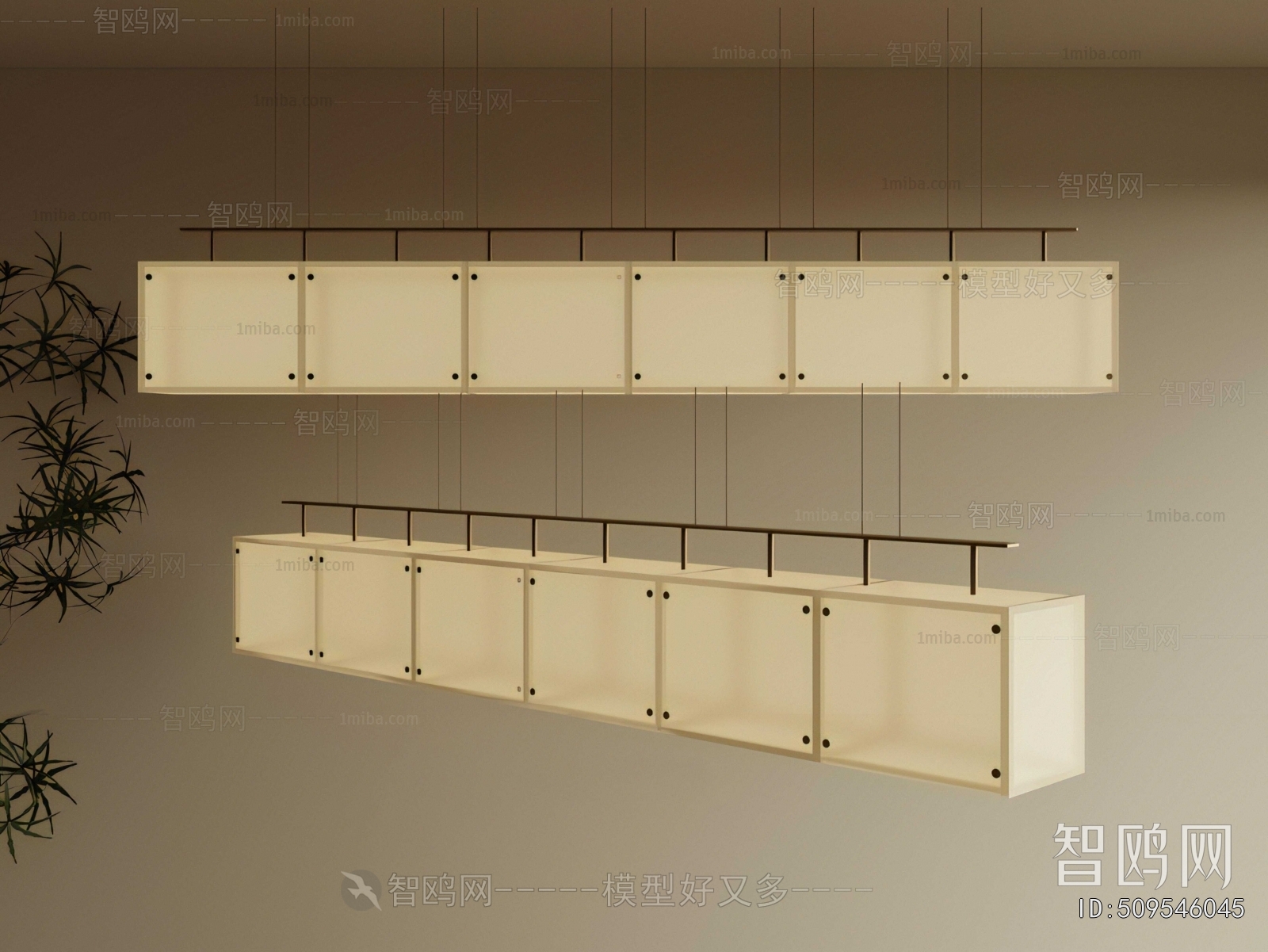 Modern Long Chandelier