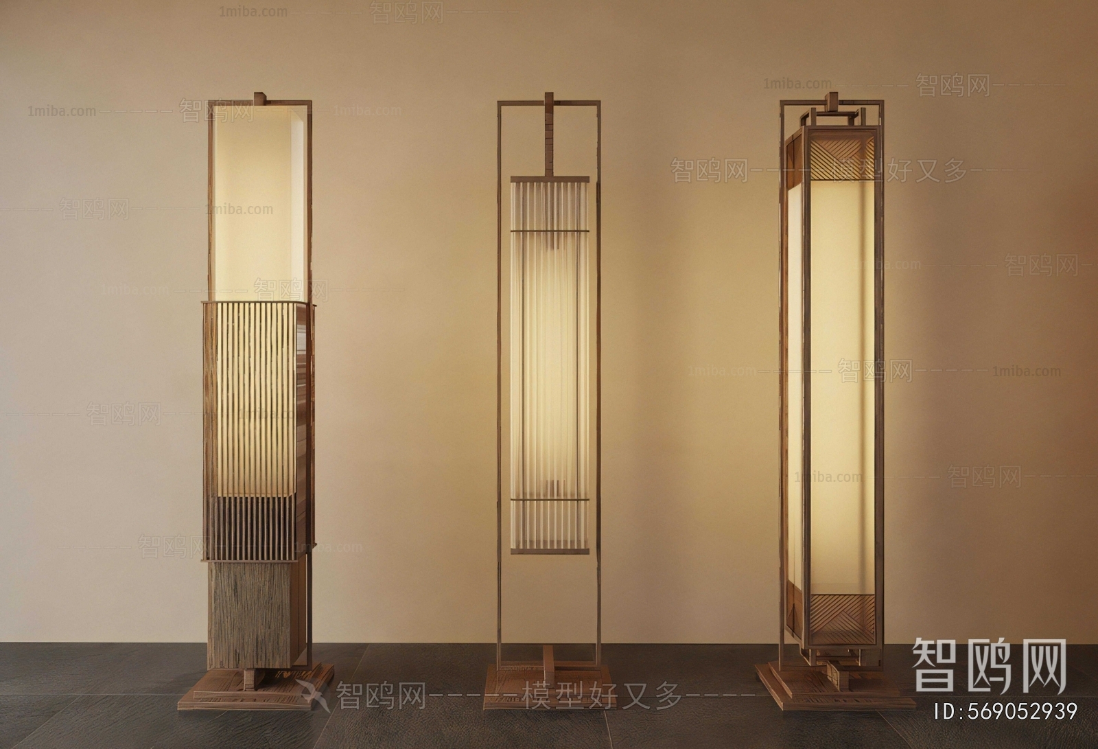 New Chinese Style Floor Lamp