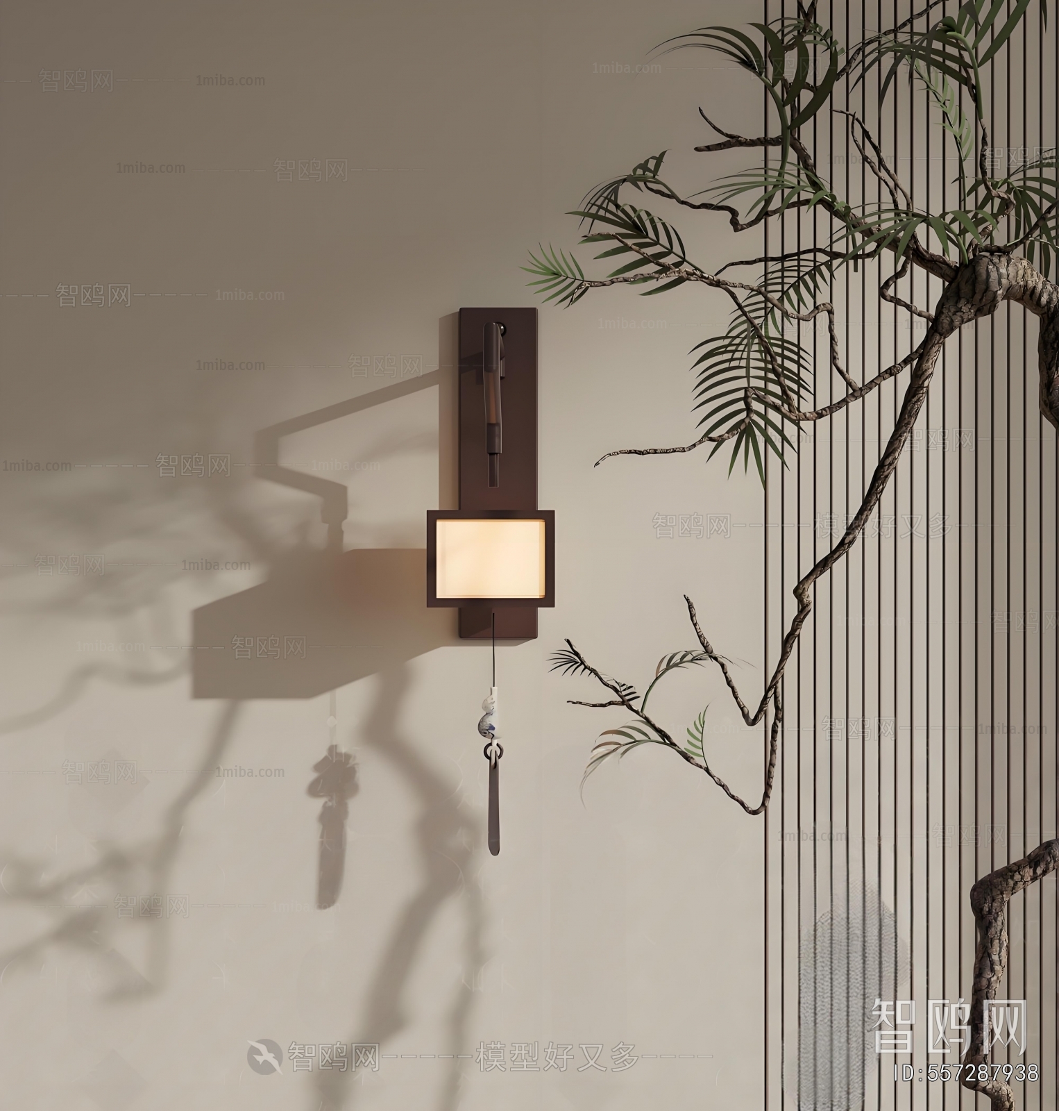 New Chinese Style Wall Lamp