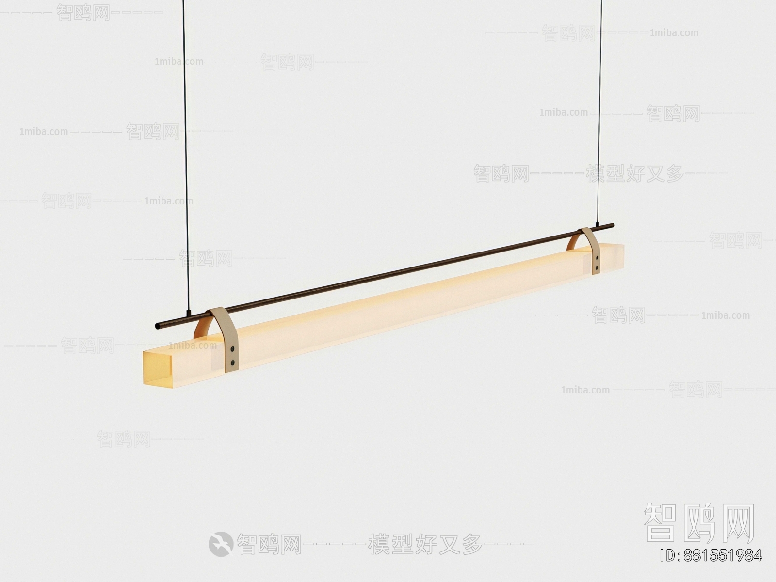 New Chinese Style Long Chandelier