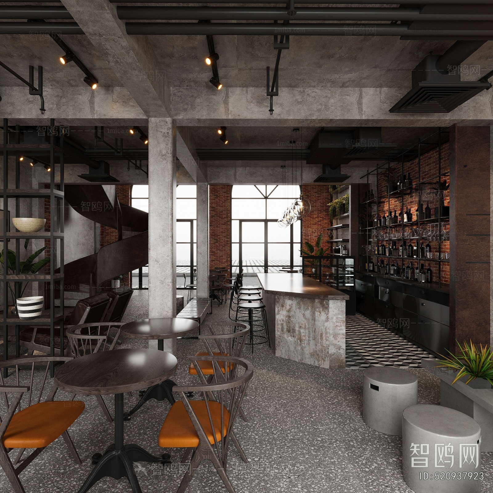 Industrial Style Cafe