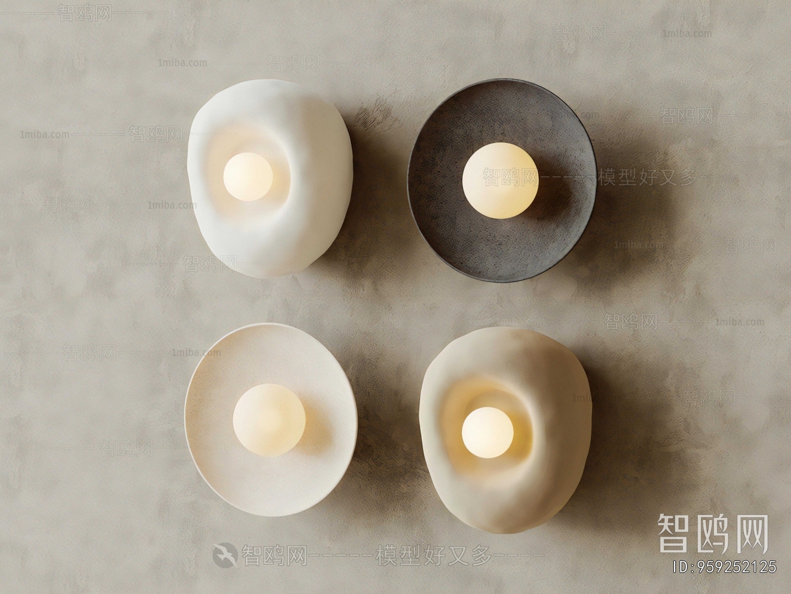 Wabi-sabi Style Wall Lamp