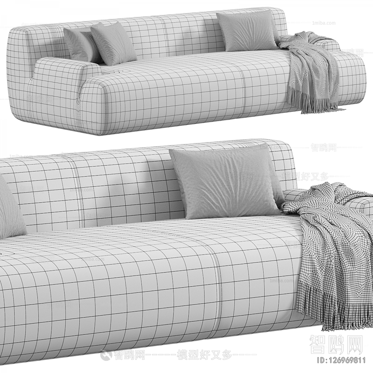 Modern Three-seat Sofa