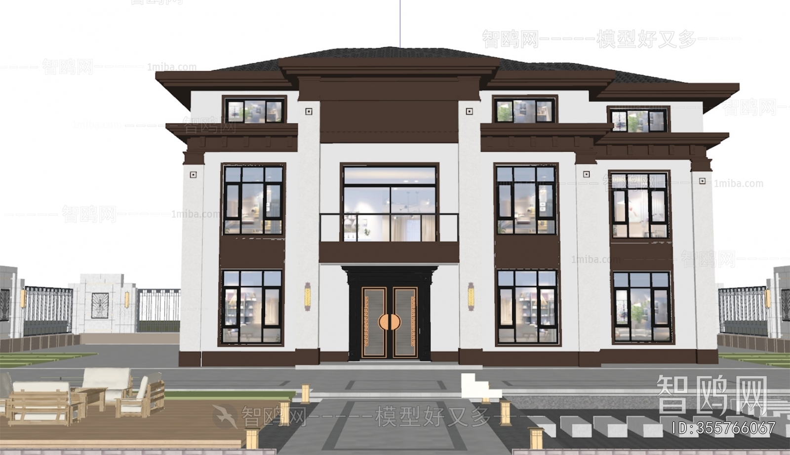 New Chinese Style Detached Villa
