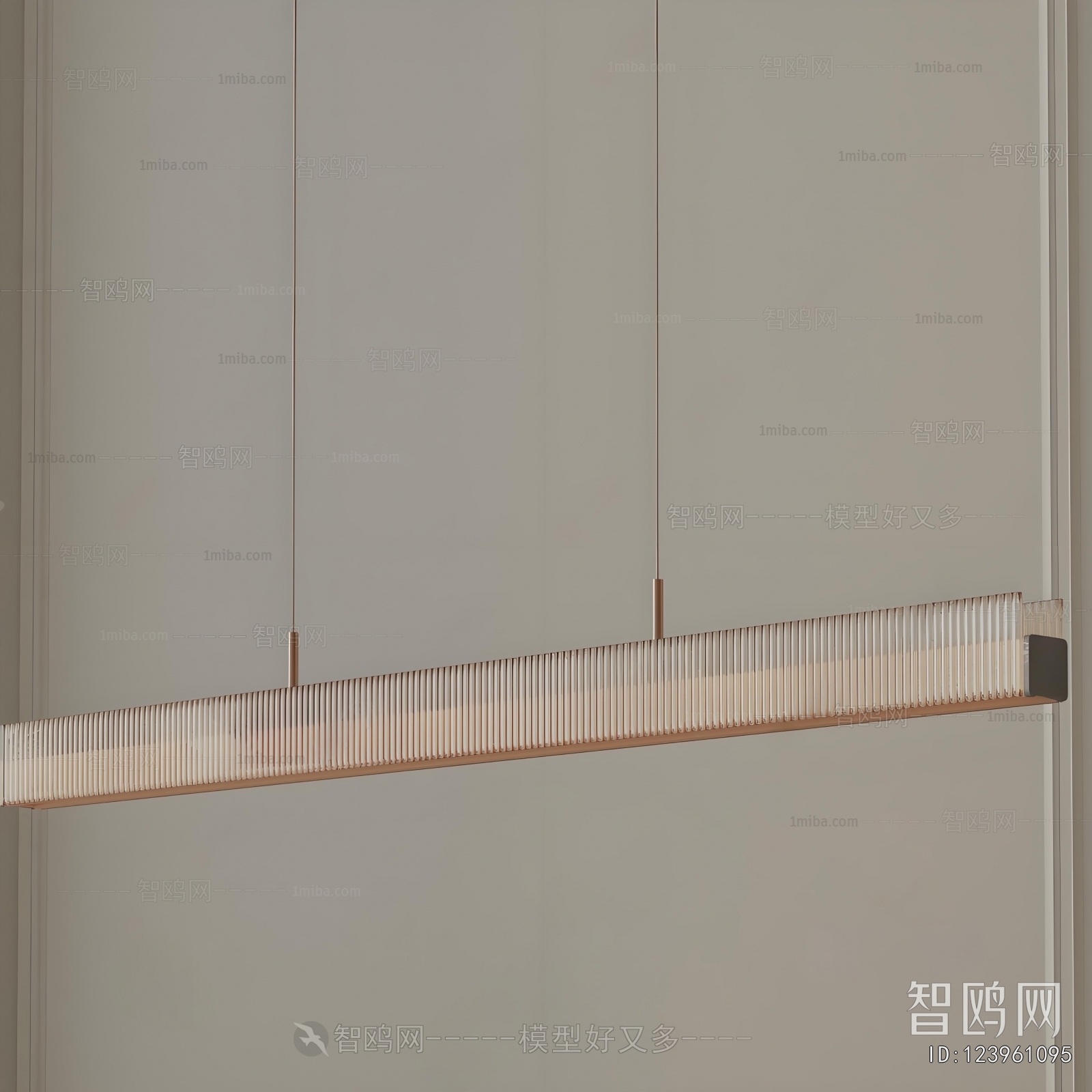 Modern Long Chandelier