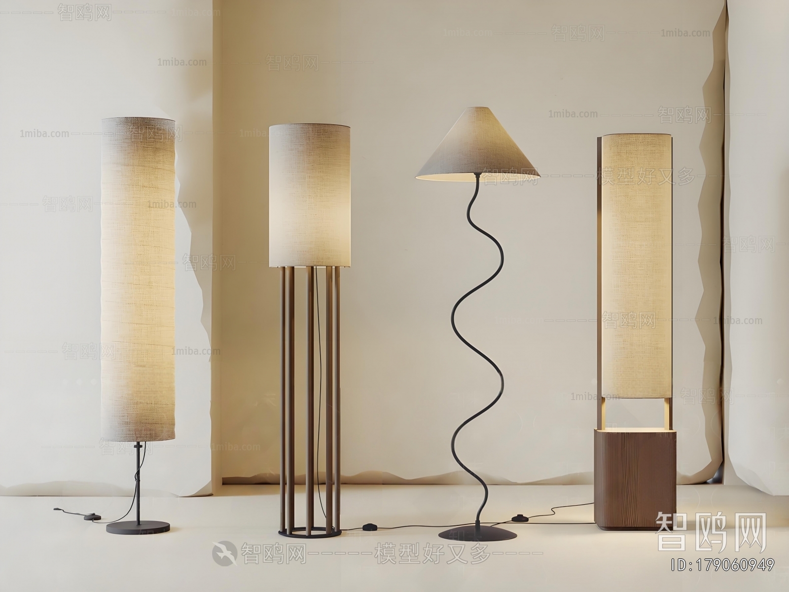 New Chinese Style Floor Lamp
