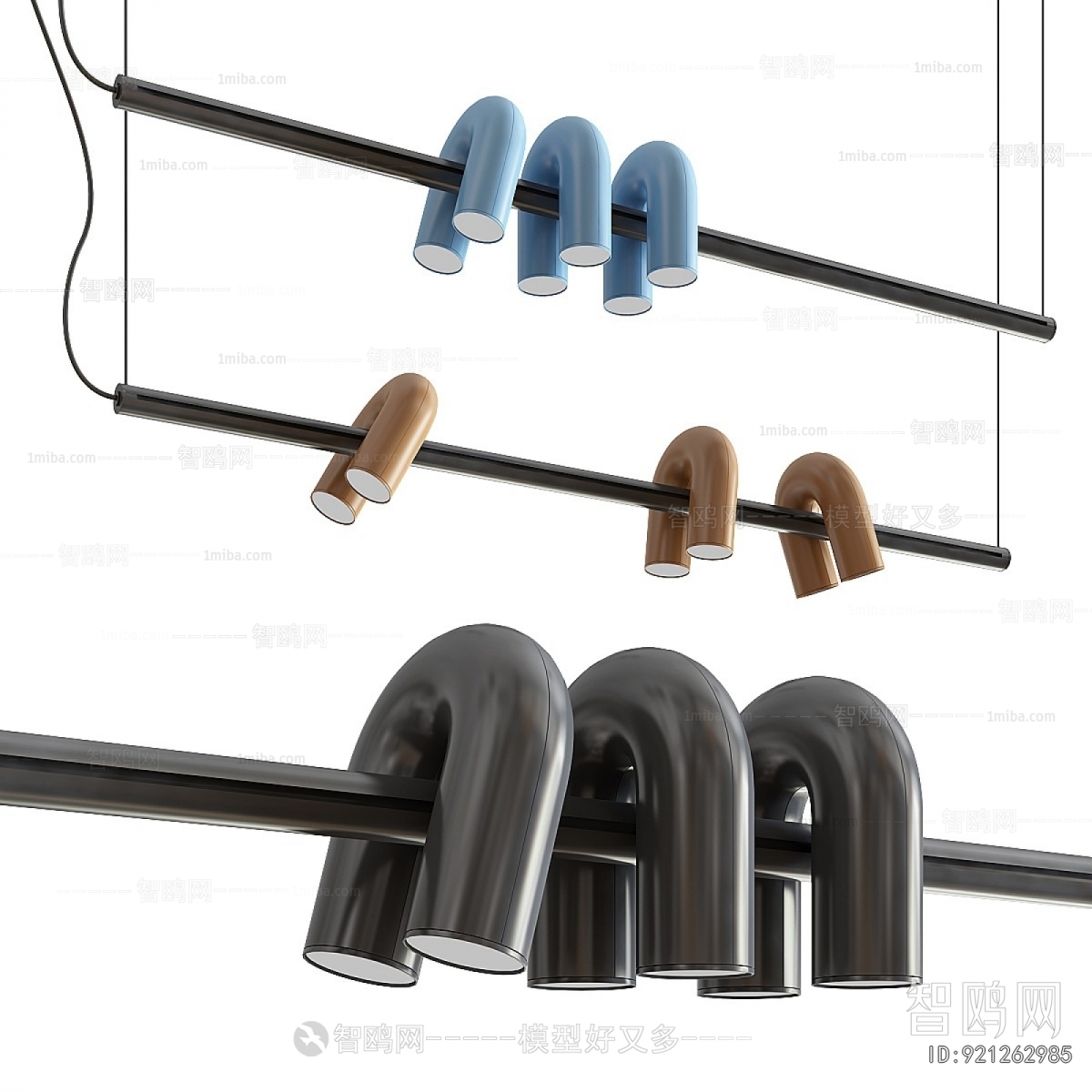 Modern Long Chandelier