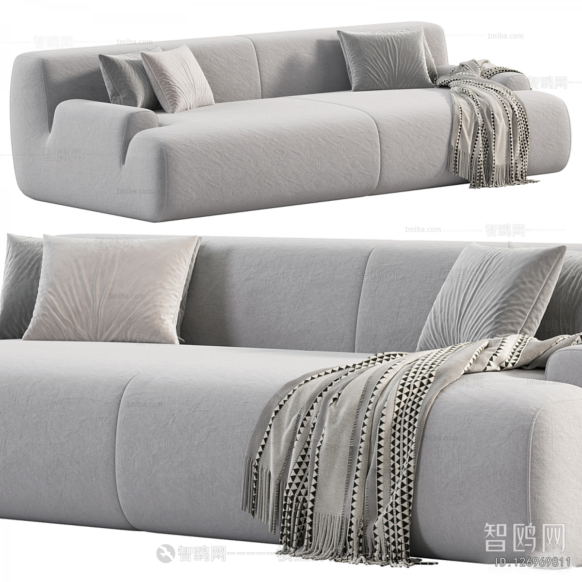 Modern Three-seat Sofa