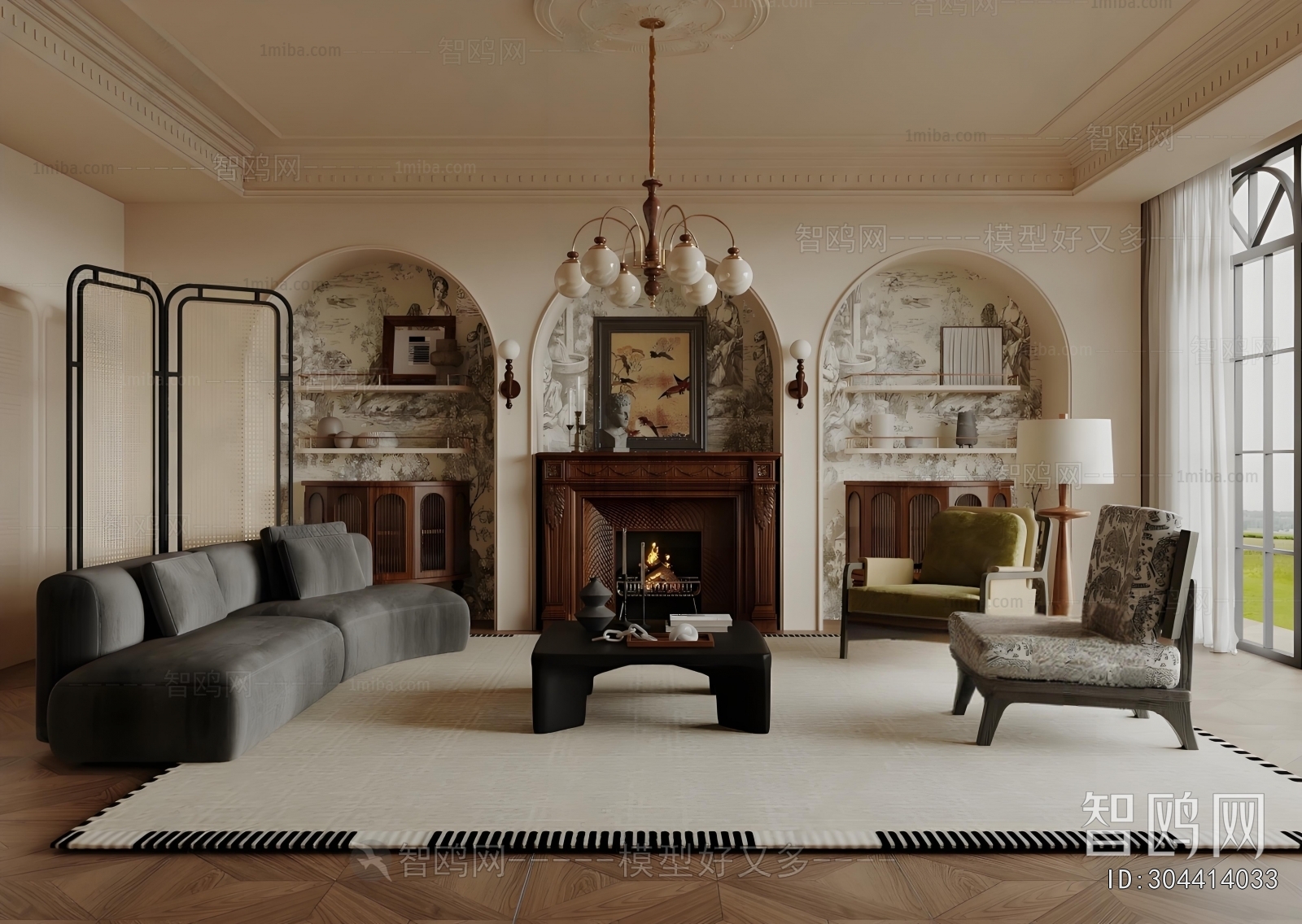 French Style A Living Room